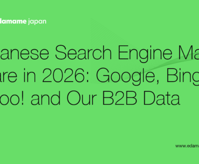 Japanese Search Engine Market Share in 2026, Edamame Japan blog